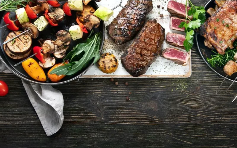 menu à la carte pour diner au restaurant entrecoeur près de Cadillac